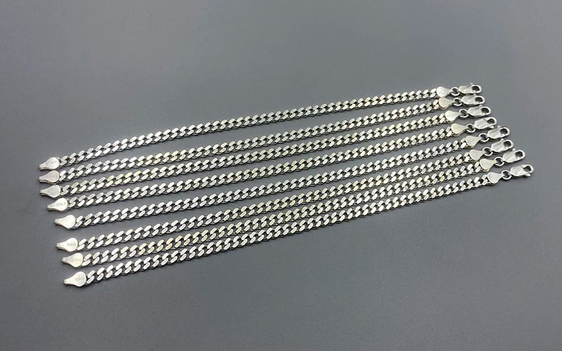 Sterling Silver Cuban Chain Bracelet