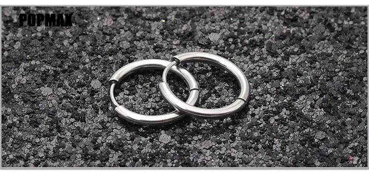 Single Minimal Gold Color Tiny Cartilage Hoop Earrings