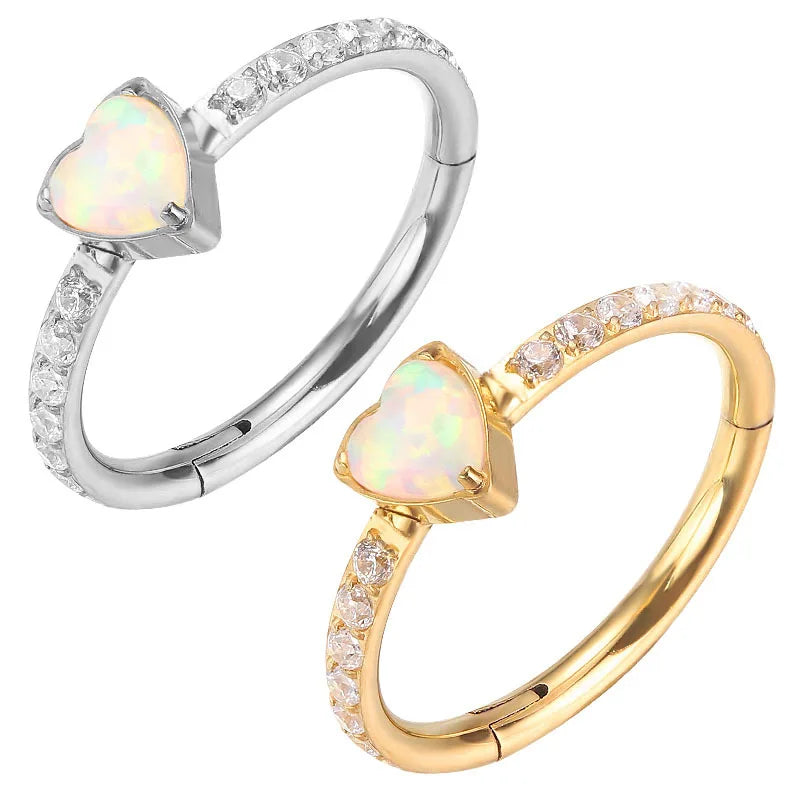 1PC G23 Titanium Nose Hoop ring