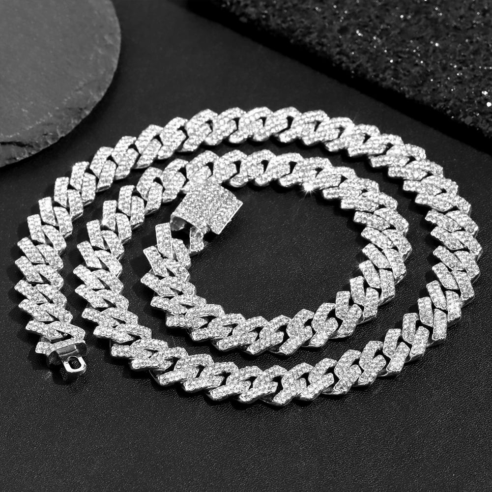 Iced Out Miami Round Cuban Link Chain