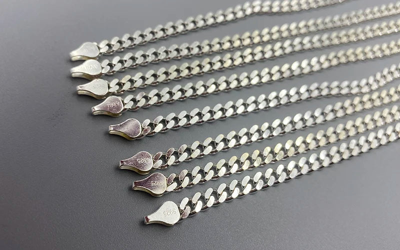 Sterling Silver Cuban Chain Bracelet