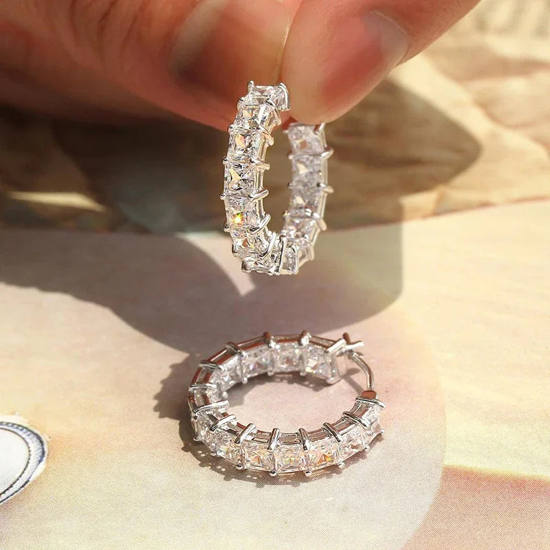 CAOSHI Versatile Luxury Hoop Earrings