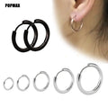 Single Minimal Gold Color Tiny Cartilage Hoop Earrings