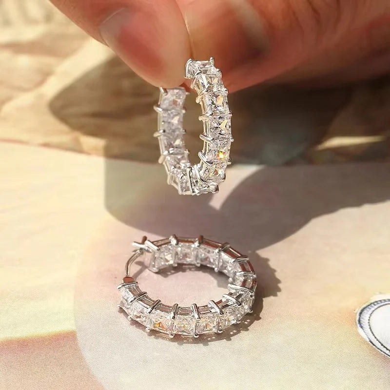 CAOSHI Versatile Luxury Hoop Earrings