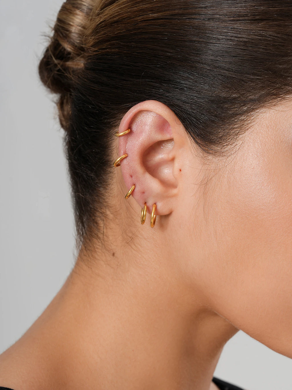 5 Pairs Small Hoop Earrings
