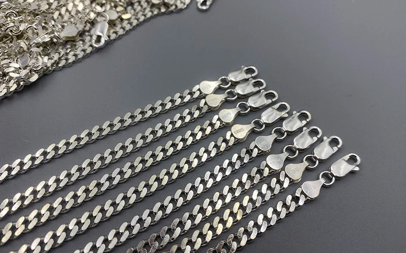 Sterling Silver Cuban Chain Bracelet