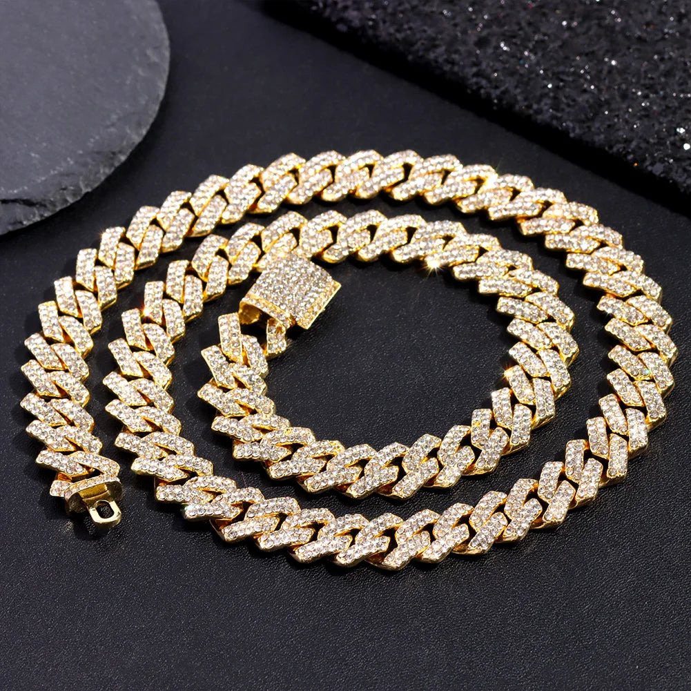Iced Out Miami Round Cuban Link Chain