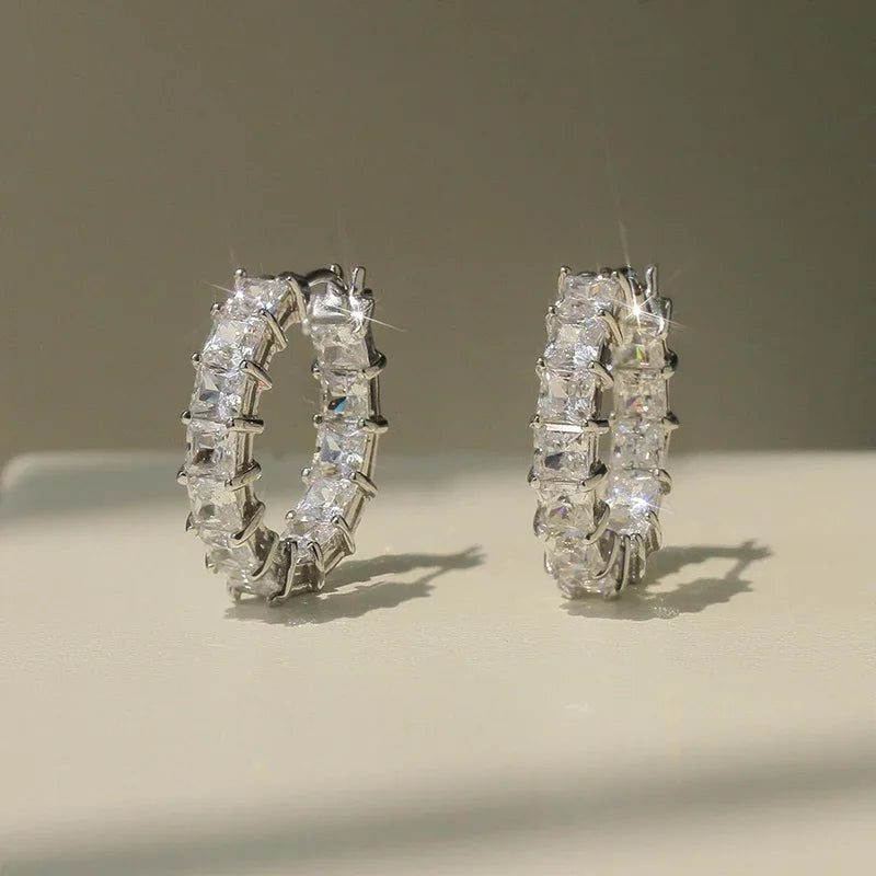 CAOSHI Versatile Luxury Hoop Earrings