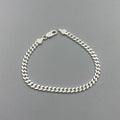 Sterling Silver Cuban Chain Bracelet