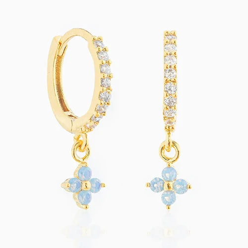 Simple Fashion Crystal Hoop Earring