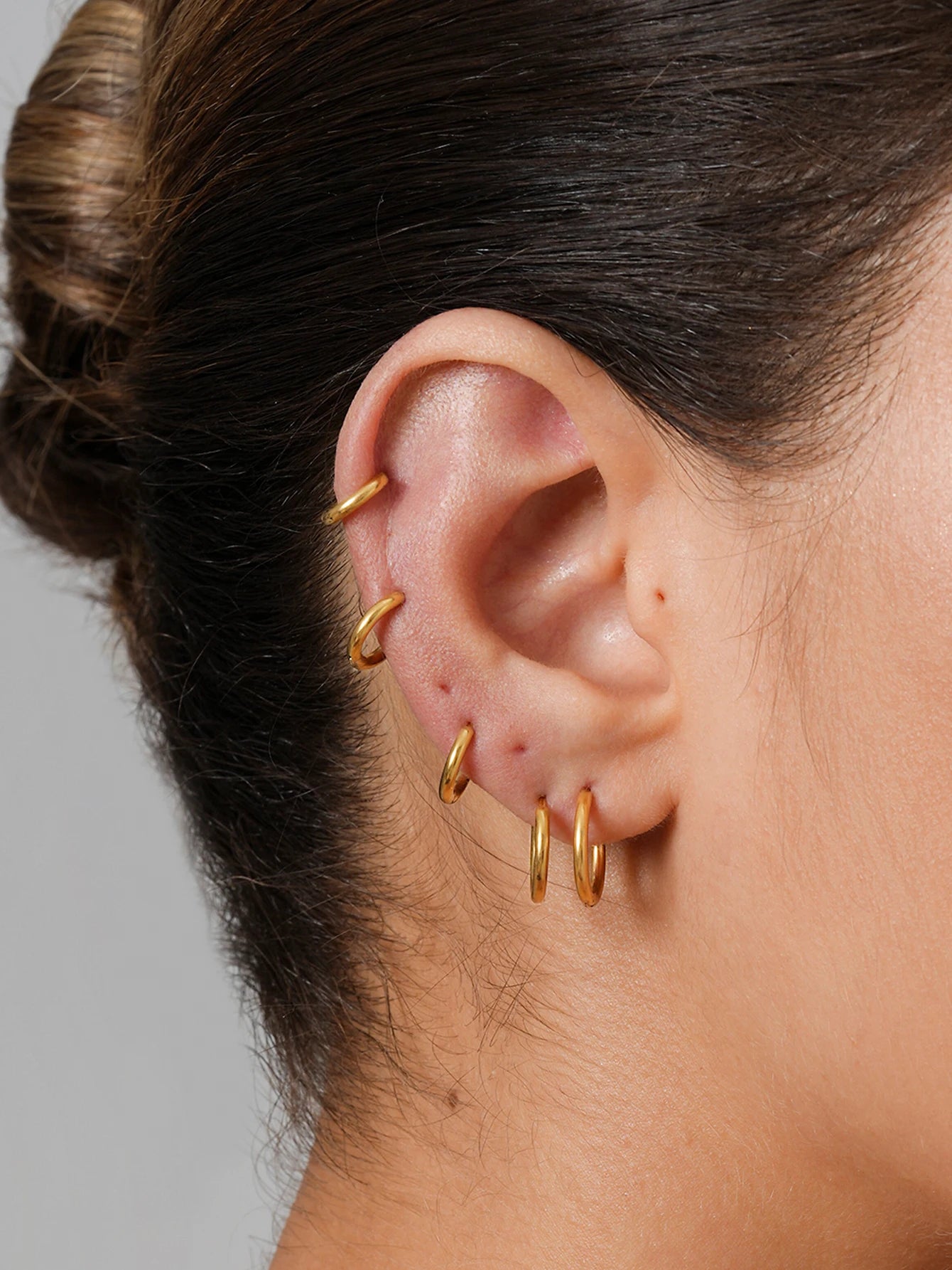 5 Pairs Small Hoop Earrings