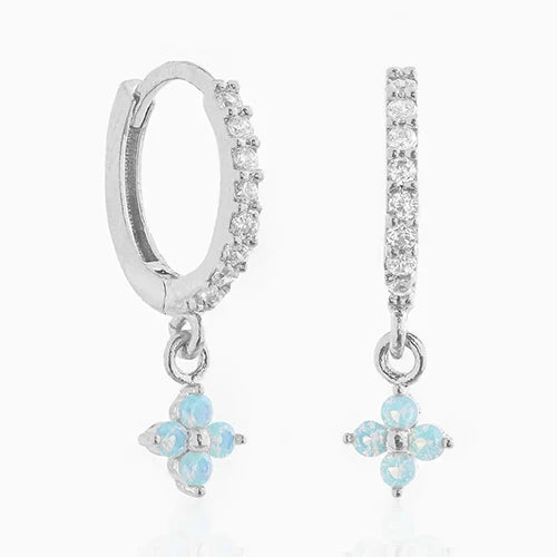 Simple Fashion Crystal Hoop Earring