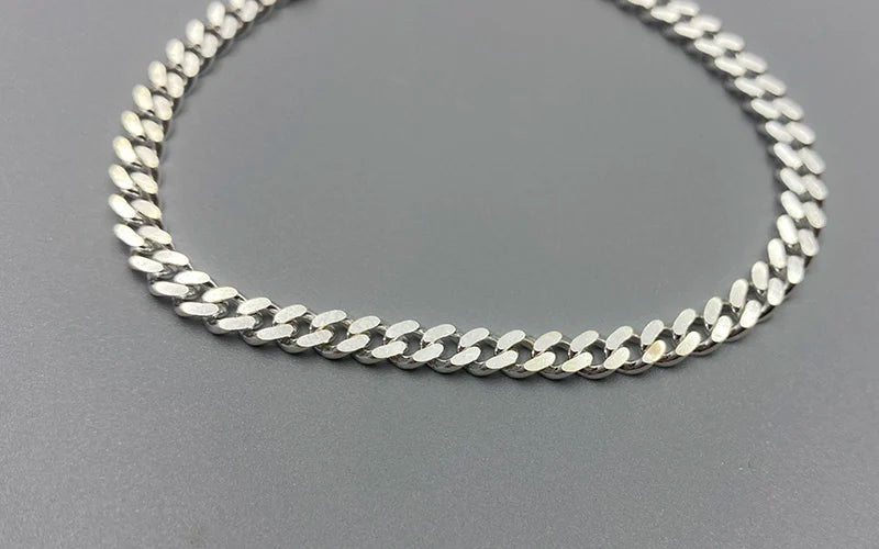 Sterling Silver Cuban Chain Bracelet