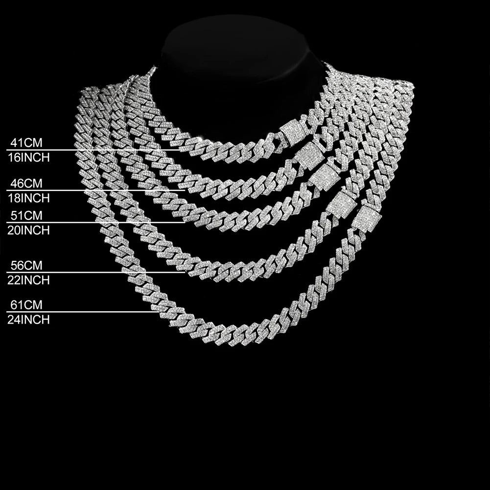 Iced Out Miami Round Cuban Link Chain