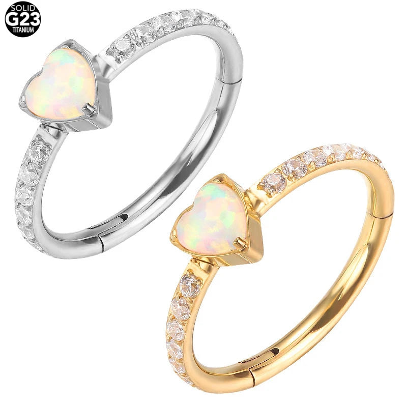 1PC G23 Titanium Nose Hoop ring